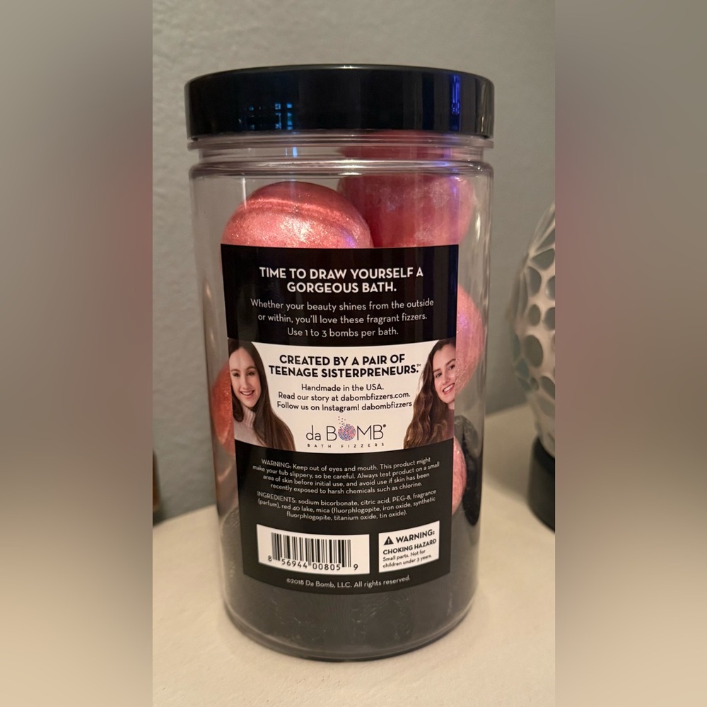 Pink Lotus Flower Bath Soak Bubbles - Picture 2 of 2